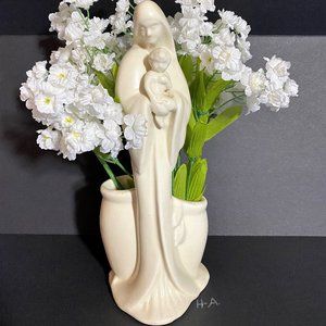 Haeger Madonna Planter Mary Vintage Vase Christian